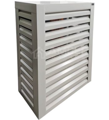 Osłona klimatyzatora / pompy ciepła - 100x40x150 - biały AG1217