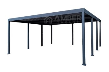 CarPort PREMIUM - wiata samochodowa - 6x6 - antracyt AG1225