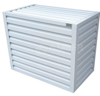 Osłona klimatyzatora / pompy ciepła - 90x50x110 - biały - AG533