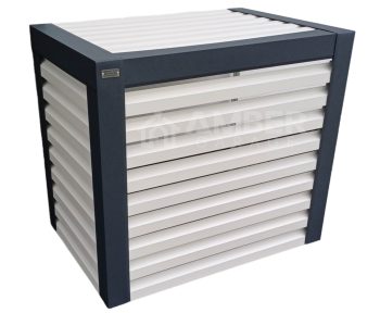 Osłona klimatyzatora / pompy ciepła - 90x50x110 - biały + antracyt AG554