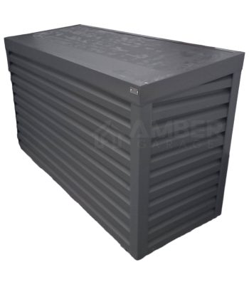 Osłona klimatyzatora / pompy ciepła - 180x40x120 - antracyt - spad w przód AG565