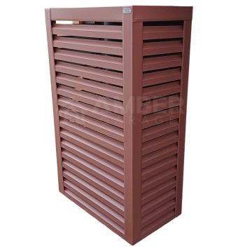 Osłona pompy ciepła - 80x40x190 - ciemny brąz AG570
