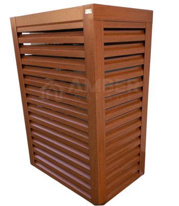 Osłona pompy ciepła - 100x60x190 - ciemny orzech AG580