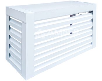 Osłona klimatyzatora - 100x40x60 - Biała AG939