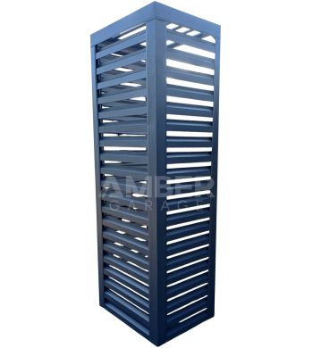 Osłona pompy ciepła - 70x50x200 - antracyt - Zabudowa AG943