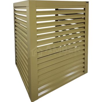 Osłona pompy ciepła - 90x40x140 - żółty - Zabudowa AG945