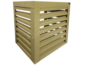 Osłona pompy ciepła - 90x80x90 - żółty - Zabudowa AG946
