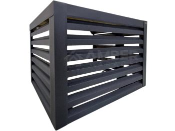 Osłona pompy ciepła - 100x60x70 - antracyt - Zabudowa AG947