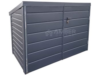 Box rowerowy - schowek Moto-Box 1,9x1,1m - antracyt AG980