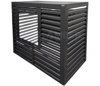 Osłona Pompy Ciepła - 120x60x150 - Antracyt - Zabudowa AG995